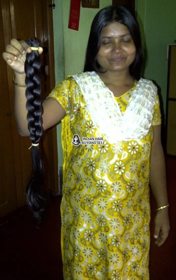 25 inches long black hair